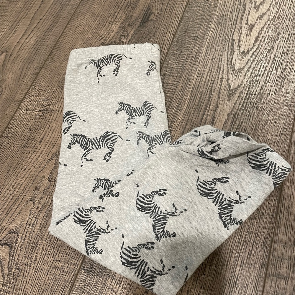GYMBOREE Cotton Spandex Zebra Leggings Size 4T